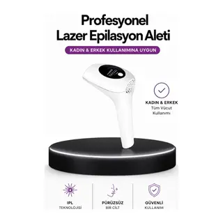 IPL Teknolojili Erkek Ve Kadın Kullanımına Uygun Lazer Epilasyon Cihaz