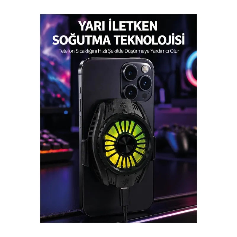 Hafif Tasarımlı Hızlı Soğutma Sağlayan Telefon Soğutucu