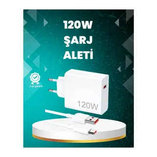120 Watt Güçlü Hızlı Şarj Adaptörü Huawei P30 P40 Mate 20 Pro Uyumlu