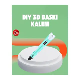 Üç Boyutlu 3D Yazıcı Kalem ABS ve PLA Uyumlu
