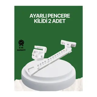 Çocuk ve Evcil Hayvanlar İçin Pencere Emniyet Kilidi 2 Adet