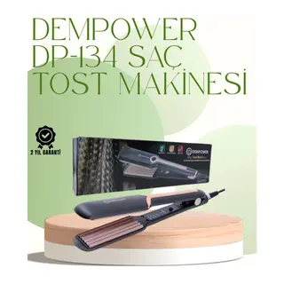 DP-134 Saç Tost Makinesi 220°C Isı Ayarlı, 360° Dönebilen Kablo