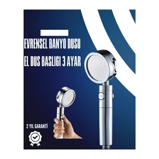 Dayanıklı ve Ergonomik Tasarımlı Ayarlanabilir El Duş Başlığı