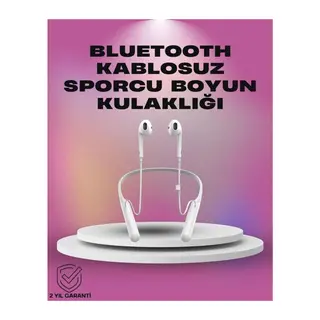 Uzun Pil Ömürlü Kablosuz Kulaklık – Boyun Askılı, 100 Saat Kullanım