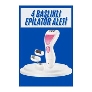 Profesyonel 4in1 Çok Amaçlı Epilasyon Aleti Şarjlı Pratik Taşınabilir