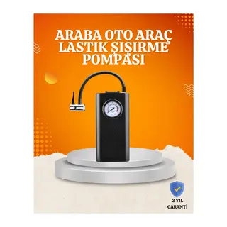 Taşınabilir Elektrikli Oto Motosiklet Bisiklet Lastik Şişirme Pompası