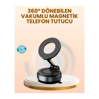 Vakumlu Manyetik Araç Telefon Tutucu Güçlü Tutuş