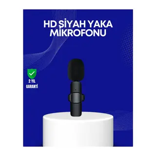 Lightning Girişli 2’li Kablosuz Yaka Mikrofonu Çift Kişilik Kayıt