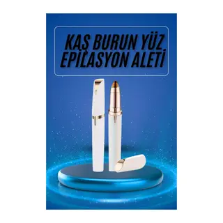 Epilasyon Aleti Tüy Kıl Alma Kaş Bıyık Unisex Yüz Bakım Tıraş Aleti