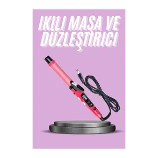 Saç Düzleştirici Ve Maşa İkili Saç Şekillendirici Tüm Saç Tiplerine Uygun