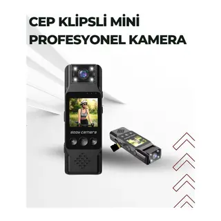 WiFi ile Uzaktan Erişimli Mini Kamera – 1200mAh Batarya, 1080P Video Çekimi