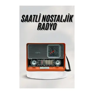 Vintage Nostaljik Radyo AUX USB SD Kart Girişli Şarjlı Bluetooth Bağlantılı