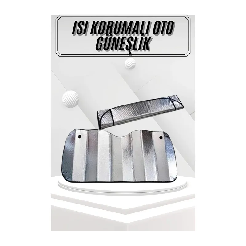 Güneşlik Koruyucu Perde Metalize Oto Araç Araba Güneşliği Ön Cam Güneşliği