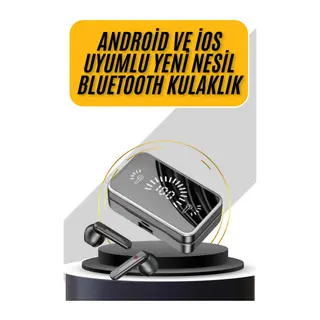 İos Android Uyumlu Bluetooth Kulaklık Kablosuz Kulaklık Yüksek Basslı