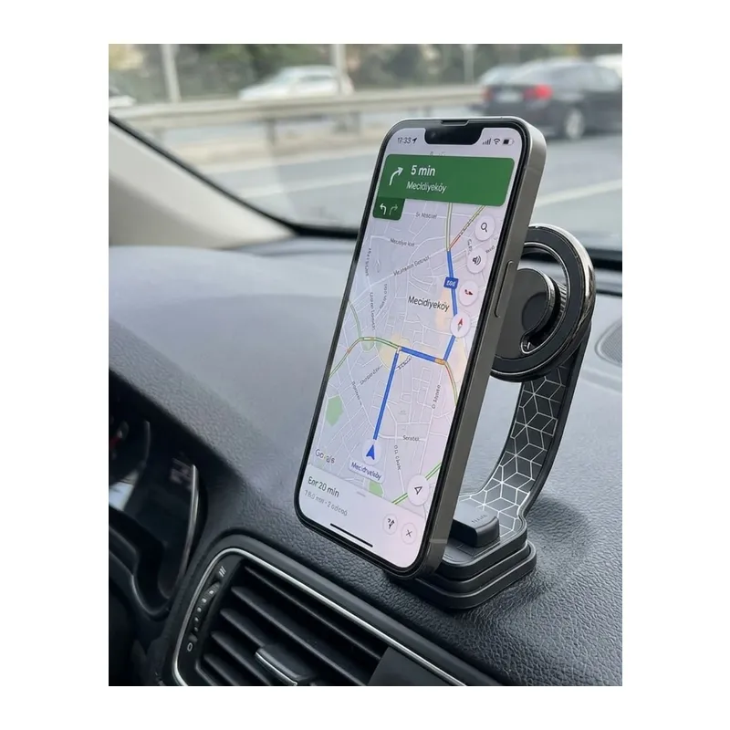 Araç İçi Manyetik Telefon Tutucu Katlanabilir Navigasyon Standı