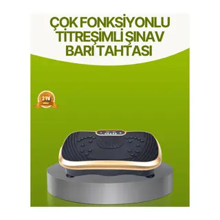 Titreşimli Egzersiz Platformu Evde Fitness ve Kas Güçlendirme