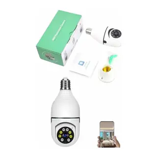 Güvenlik Kamerası Wi-Fi Özellikli 360 Derece Full Hd 1080p Ampül Kamera
