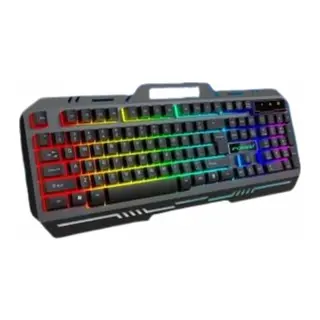 Işıklı Q Klavye Mouse Seti Siyah Gaming Klavye