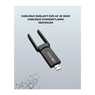 USB WiFi Adaptör – 1200 Mbps Hız