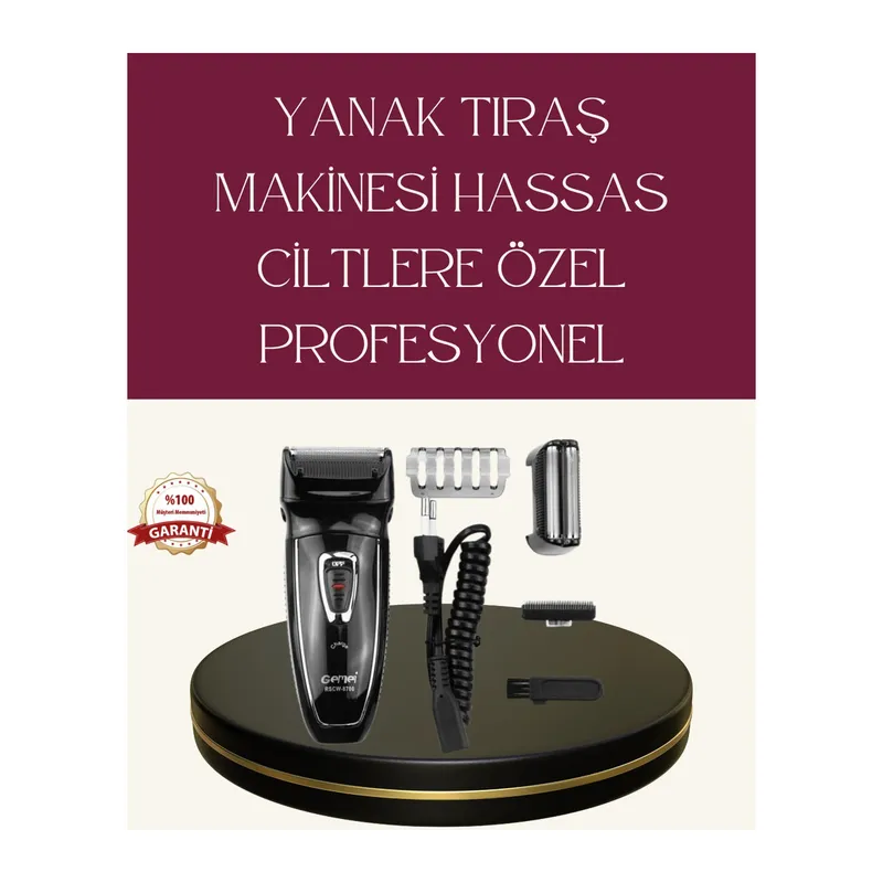 Erkekler İçin Folyo Başlıklı Tıraş Makinesi