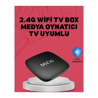 4K UHD Android Medya Oynatıcı 8 GB Hafıza 2 GB RAM Wi-Fi Destekli