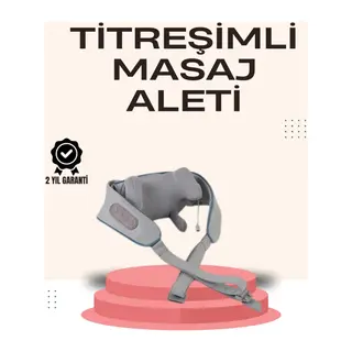 Kablosuz Boyun ve Omuz Masaj Aleti | Isıtmalı ve Yoğurmalı