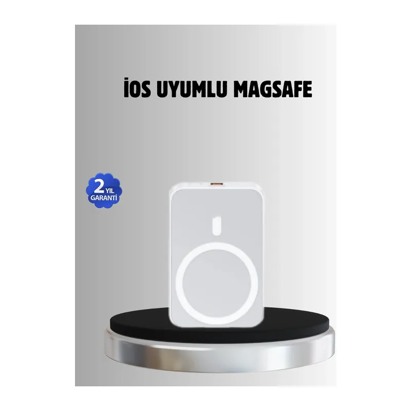 MagSafe Battery Pack Kablosuz Hızlı Şarj, Kompakt ve Taşınabilir Güç Bankası