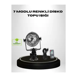 Ritme Duyarlı LED Disko Topu – Renkli Işık Gösterili Parti Lambası