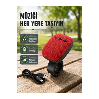 Taşınabilir Bluetooth Hoparlör – 5W Güçlü Ses, TWS ve FM Radyo Özellikli