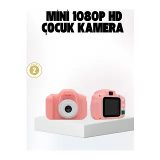 Çocuklar İçin Mini Fotoğraf Makinesi 8MP 1080P Video ve Darbeye Dayanıklı