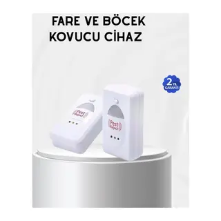 Fare, Sivrisinek ve Böcek Kovucu Ultrasonik Cihaz – Güvenli ve Kimyasalsız Çözüm