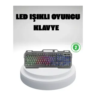 RGB Işıklı Klavye Mouse Seti – Türkçe Q, Ayarlanabilir DPI, Ergonomik ve Dayanıklı Tasarım