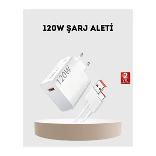 120W USB-C Şarj Adaptörü Süper Hızlı Şarj Güç Kaynağı Seti