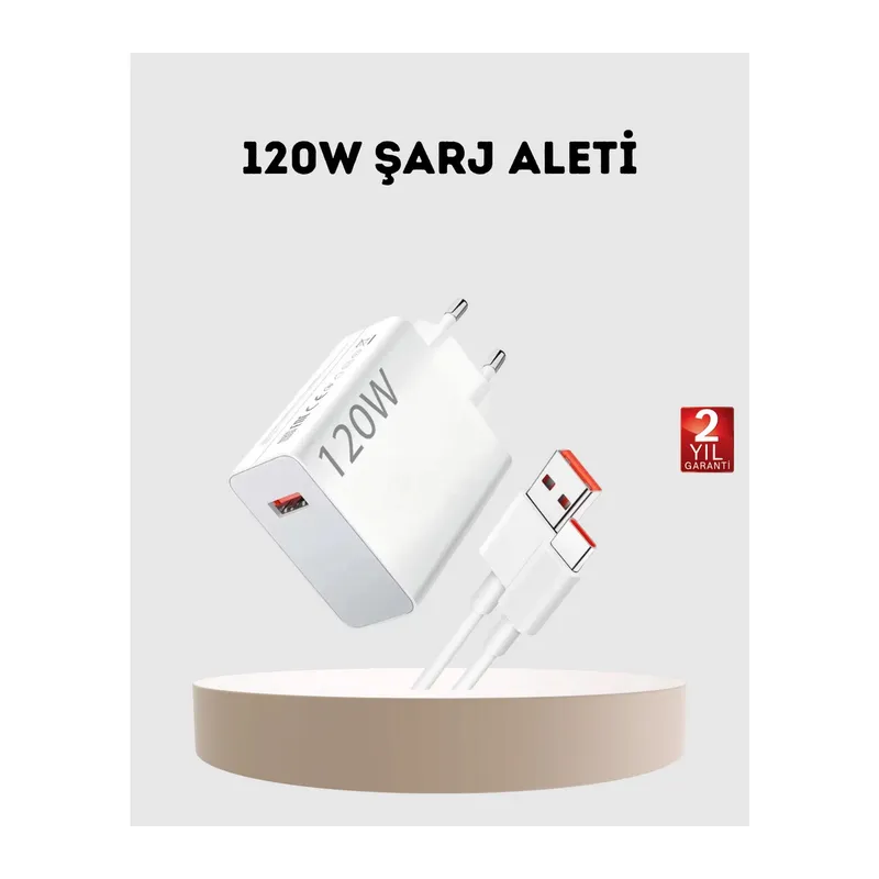 120W USB-C Şarj Adaptörü Süper Hızlı Şarj Güç Kaynağı Seti