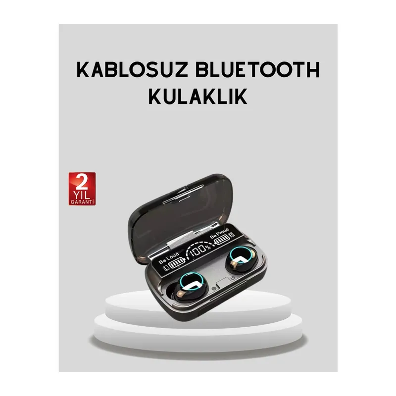 Bluetooth 5.1 M10 TWS Kulaklık Ergonomik Tasarım Yüksek Ses Kaliteli