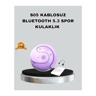 Bluetooth 5.3 S05 Kablosuz Kulaklık IPX4 Spor Uyumlu Suya Dayanıklı Stereo