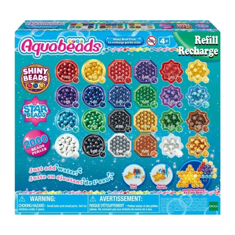 31995 AquaBeads Parlak Boncuk Paketi (yedek paket) 2000 parça +4 yaş