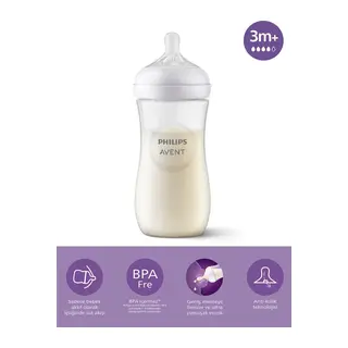 Doğal Tepkili Natural Response PP Biberon 330 ml 3+ Ay