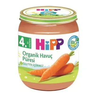 Organik Havuç Püresi 125 Gr