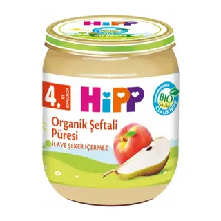 Organik Armut Şeftali Püresi 125 Gr