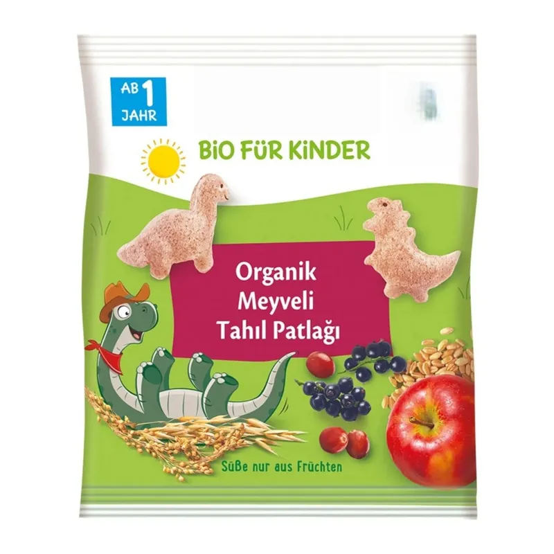 Organik Meyveli Tahıl Patlağı 30 Gr