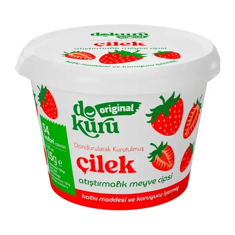 Original Çilek Atıştırmalık Meyve Cipsi 15gr