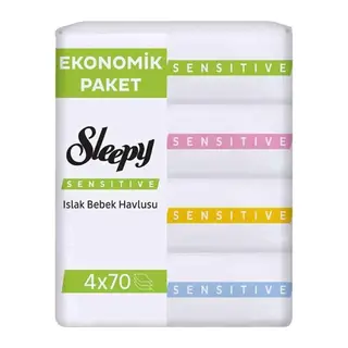 Islak Havlu Mendil 4x70 280 Yaprak