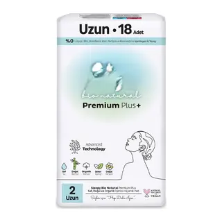 Premium Plus Uzun Ped 18 Adet