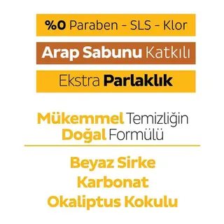 Premium Yüzey Temizlik Havlusu 100 Adet Arap Sabunlu