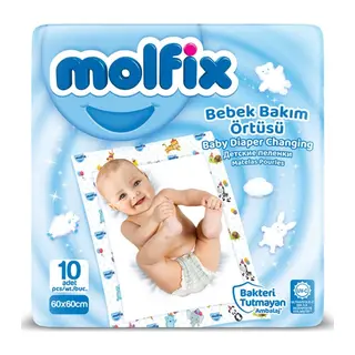 Bebek Bakım Örtüsü 60x60 10 Adet