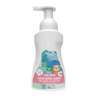 %100 Doğal Zeytinyağlı Kids Köpük Sabun 250 ml