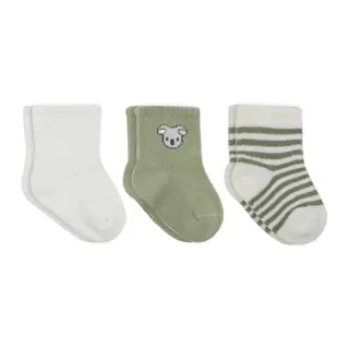 Koala Boy 3'lü Penye Soket Çorap 10133 Ekru