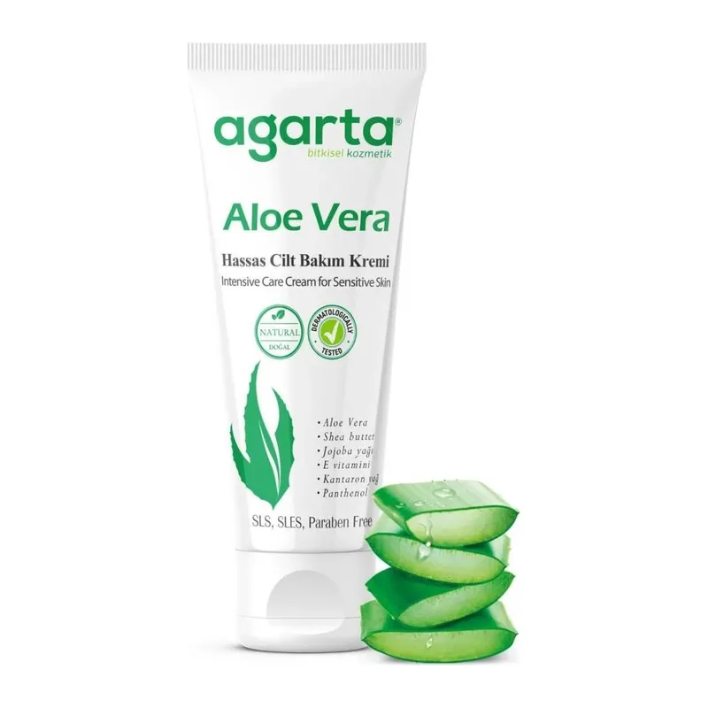 Doğal Cilt Bakım Kremi 75 ml Aloe Vera