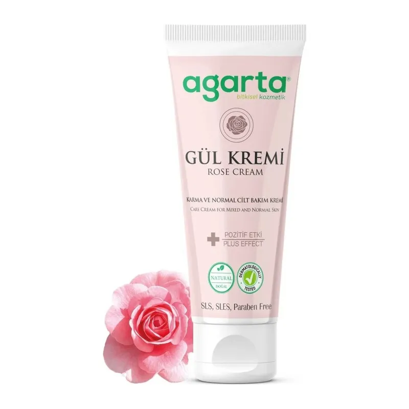 Doğal Cilt Bakım Kremi 75 ml Gül